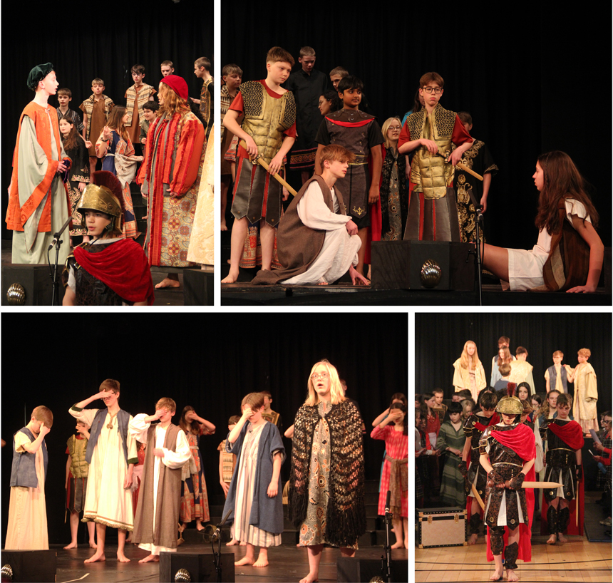 Students in Sixth Form's 'Passion Play' 2024